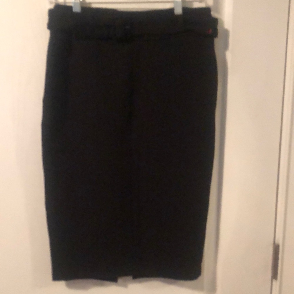 Black belted Rachel Zoe skirt 2